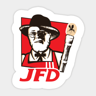 Jurassic Fried Dinosaur Sticker